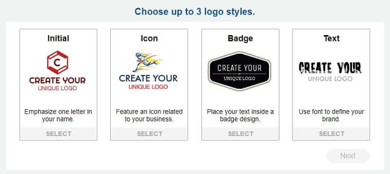 Logo-Maker-choose-up-to-3-logo-styles