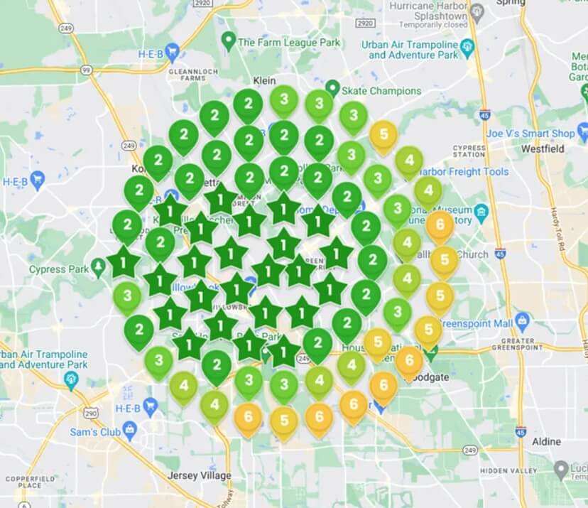 GBP heat map