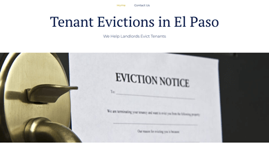 Evict El Paso TX screenshot