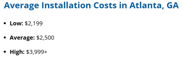 Reliable Heating & Air water heater cost