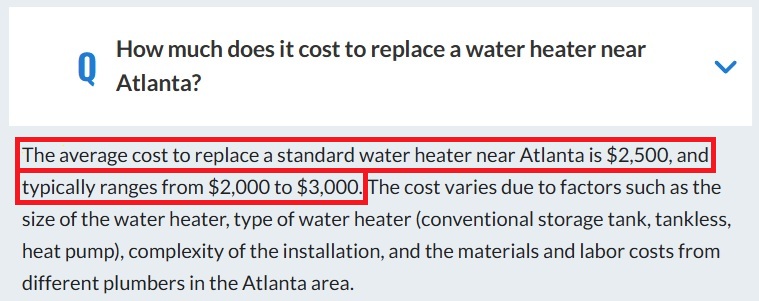 cost to replace a water heater from TE Certified